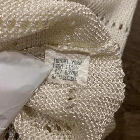 Vintage Stanley Korshak HandLoomed imported from Italy Yarn sweater - Picture 13 of 16